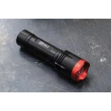 RS PRO 1400 Lumen LED Torch Black Aluminium Housing Spot and Flood Beam 6 AA Batteries 174mm 176-6034