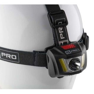 RS PRO LED Head Torch 300 lm, 3 x AAA Batteries, IPX4 Water Resistant, Adjustable Strap 176-6031