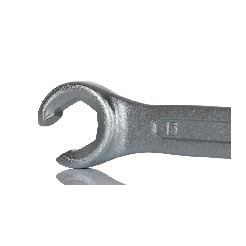 RS PRO 6-Piece Flare Nut Spanner Set 8 x 9 To 18 x 19 mm Chrome Vanadium Steel 468-3586