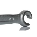 RS PRO 6-Piece Flare Nut Spanner Set 8 x 9 To 18 x 19 mm Chrome Vanadium Steel 468-3586