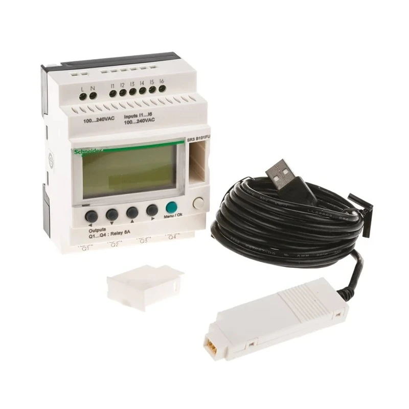 Schneider Electric Zelio Logic 2 Series PLC CPU, 6 Digital Inputs, 4 Relay Outputs SR3PACKFU