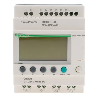 Schneider Electric Zelio Logic Series Logic Module, 6-Input, Discrete Input, 4 Outputs, Relay Output 468-4444