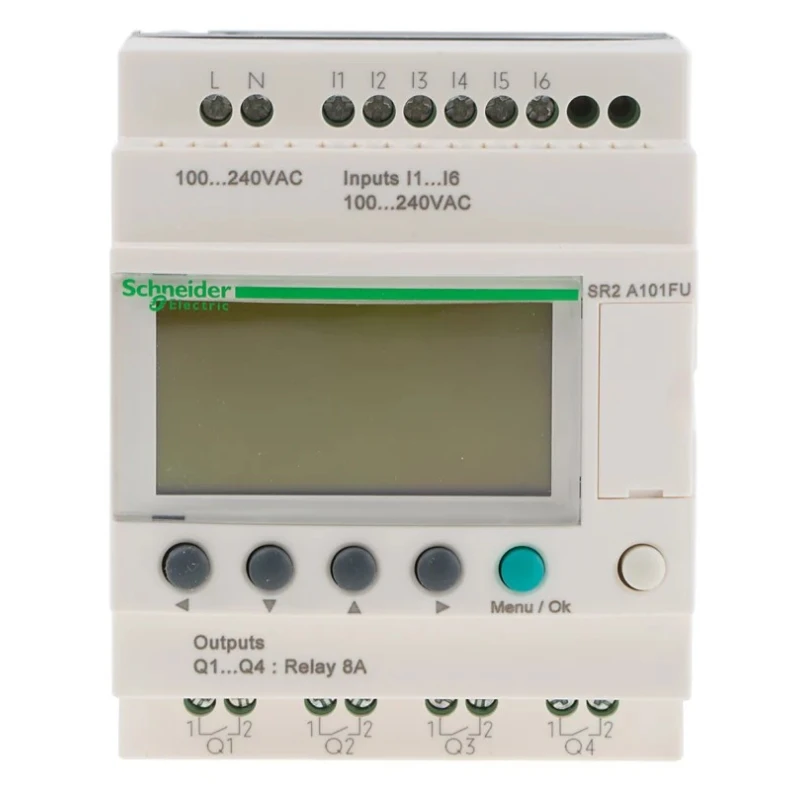 Schneider Electric Zelio Logic Series Logic Module, 6-Input, Discrete Input, 4 Outputs, Relay Output 468-4444