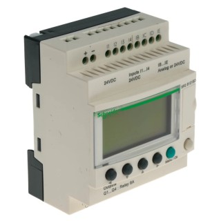 Schneider Electric Zelio Logic Series Logic Module 24V DC Supply, 12 Inputs, Analogue Input, 4 Relay Outputs SR2B121BD