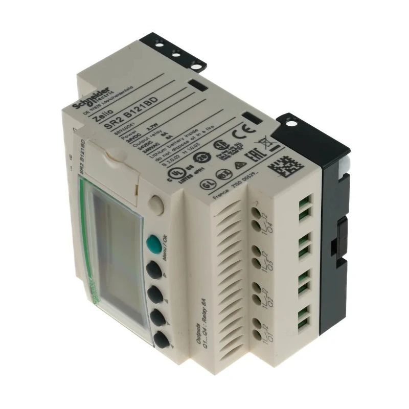 Schneider Electric Zelio Logic Series Logic Module 24V DC Supply, 12 Inputs, Analogue Input, 4 Relay Outputs SR2B121BD