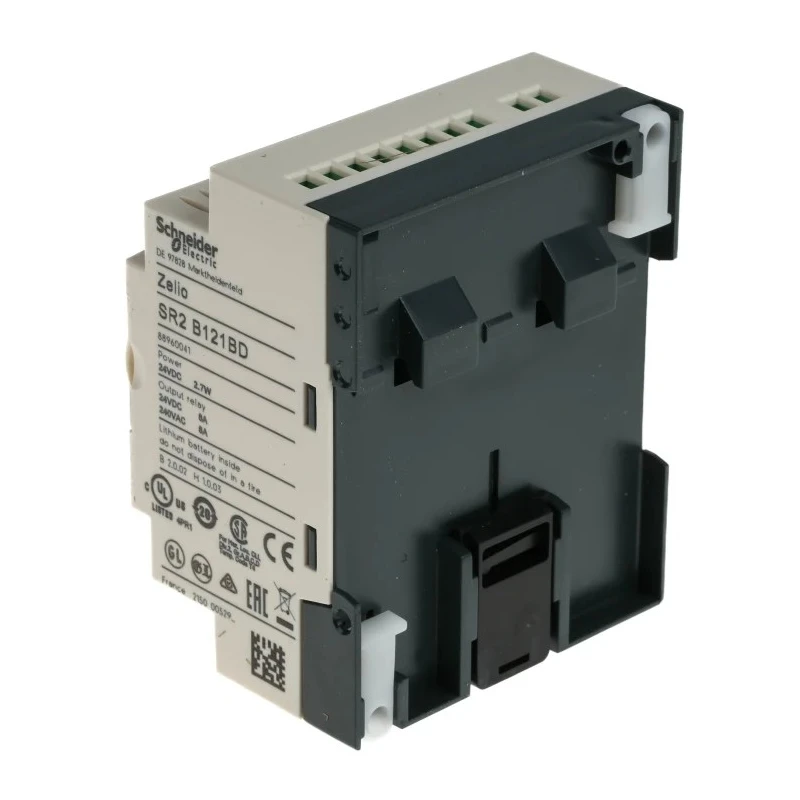 Schneider Electric Zelio Logic Series Logic Module 24V DC Supply, 12 Inputs, Analogue Input, 4 Relay Outputs SR2B121BD