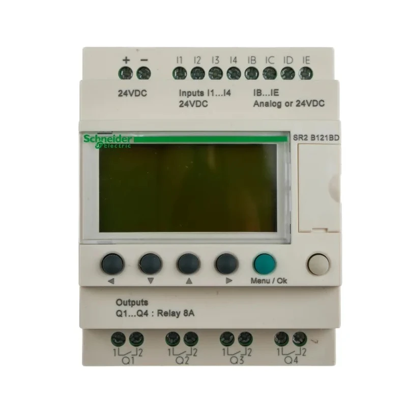 Schneider Electric Zelio Logic Series Logic Module 24V DC Supply, 12 Inputs, Analogue Input, 4 Relay Outputs SR2B121BD