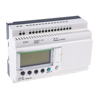 Schneider Electric Zelio Logic Series Logic Module 12-Input Analogue, 8 Relay Outputs, 24V DC SR2A201BD