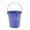 Vikan 6L Plastic Round Bucket with Handle, Purple, 260mm x 270mm x 258mm 56888