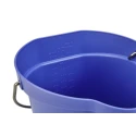 Vikan 6L Plastic Round Bucket with Handle, Purple, 260mm x 270mm x 258mm 56888