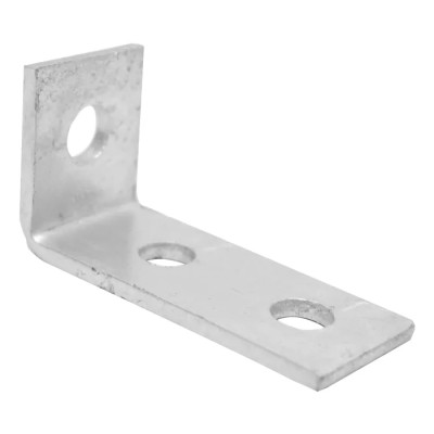 RS PRO Steel Mounting Bracket Galvanised Steel 41 mm x 40 mm 176-6901