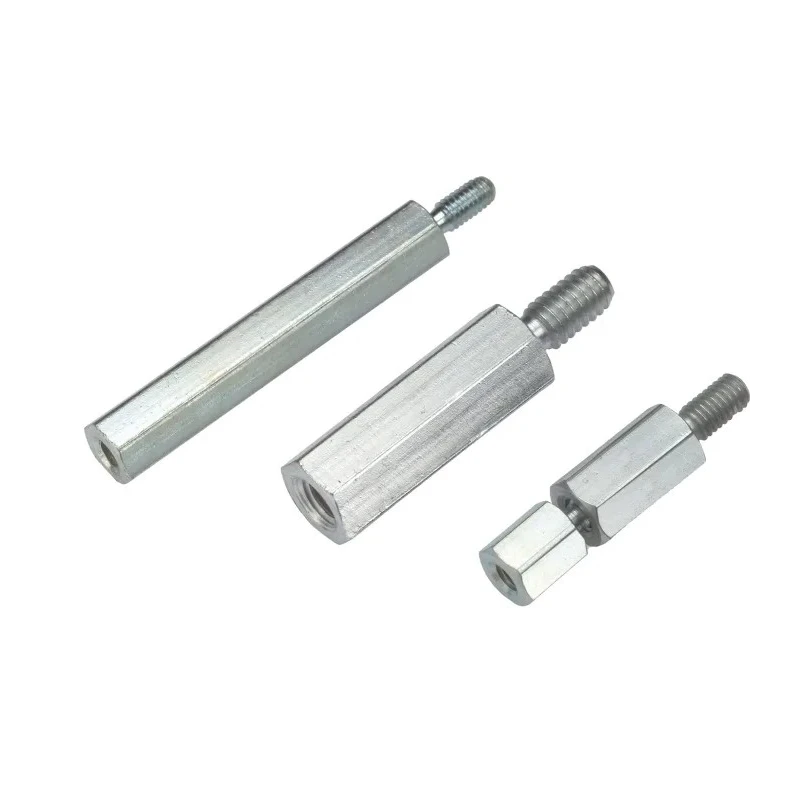 Wurth Elektronik Steel Hex Standoff with M5 Thread, 8 mm Body Length, 8 mm Stud Length, Zinc Plated Finish 971080581