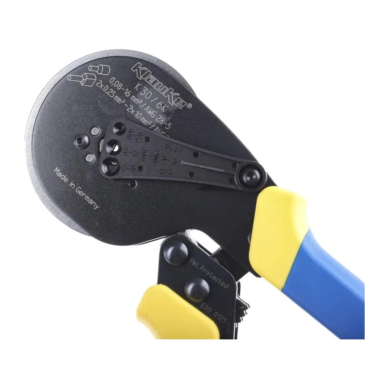 Klauke Hand Self-Setting Crimp Tool for Cable End-Sleeves 0.08-16 mm², 215 mm K306K