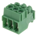 Phoenix Contact PT 1.5/3-PVH-3.5 Series Pluggable Terminal Block 3-Contact 3.5 mm Pitch 10A Horizontal Screw 1984028