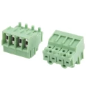 Phoenix Contact Pluggable Terminal Block 4-Contact 3.5 mm Pitch 1 Row 400V Nylon Housing Green PT 1.5/4-PVH-3.5 1984031