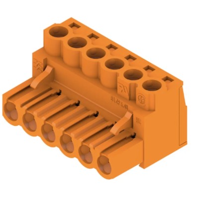 Weidmüller BL Series Pluggable Terminal Block, 6-Contact, 5.08 mm Pitch, 1 Row, 400V, 20A, Screw Connection 1943620000