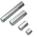 Wurth Elektronik Threaded Standoff M3, 35 mm Length, Stainless Steel Hex Body, Gloss Zinc Finish 970350361