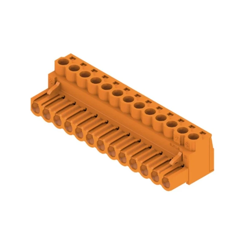 Weidmüller BL Series Pluggable Terminal Block, 13-Contact, 5.08 mm Pitch, 1 Row, 20A, 400V, Right Angle, Screw 1943690000