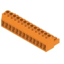 Weidmüller BL Series Pluggable Terminal Block, 13-Contact, 5.08 mm Pitch, 1 Row, 20A, 400V, Right Angle, Screw 1943690000
