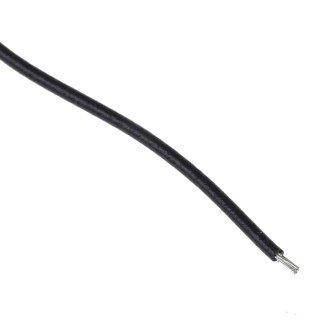 Alpha Wire Harsh Environment Hookup Wire PVC Series Black, 7 x 0.20 mm, Polyvinyl Chloride Insulated, 30 m 3050 BK005