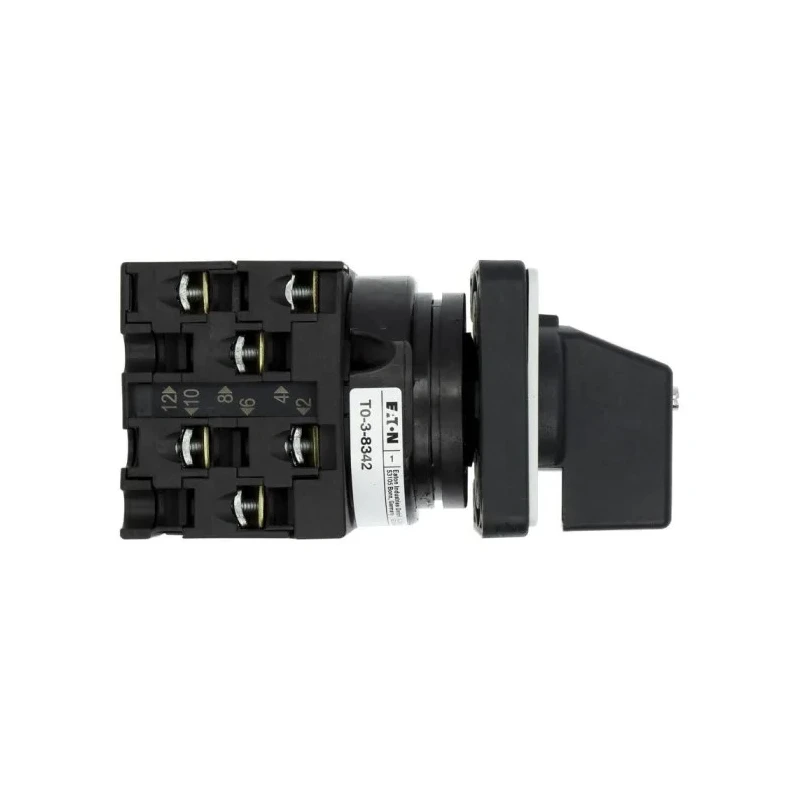Eaton Industrial Cam Switch 6 Position 90° Toggle Actuator 20A 690V AC 043624 T0-3-8342/E