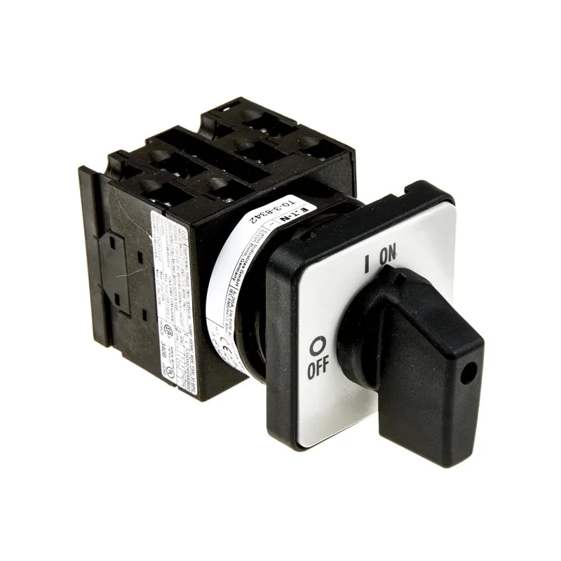 Eaton Industrial Cam Switch 6 Position 90° Toggle Actuator 20A 690V AC 043624 T0-3-8342/E
