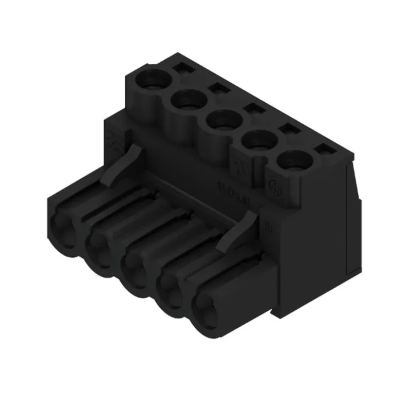 Weidmüller BL Series Pluggable Terminal Block, 5-Contact, 5.08 mm Pitch, 1 Row, 20A, 400V, Right Angle, Screw 1943840000
