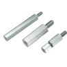 Wurth Elektronik M2.5 Spacer Stud, Steel Zinc Plated, 10 mm Body Length, 6 mm Stud Length 971100151