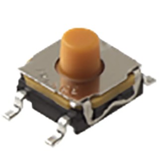 C & K IP67 Rated 5.2 mm Top Actuator Momentary SPST Tactile Switch 50mA 32V DC Surface Mount 