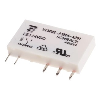 Wieland Power Relay PCB Mount, 24V dc Coil, 20mA Switching Current, SPDT 80.063.4032.1