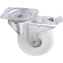 Tente Braked Swivel Castor, 350 kg Load Capacity, 160 mm Polyamide Wheel, Ball Bearing Hub 3477UOP160P63