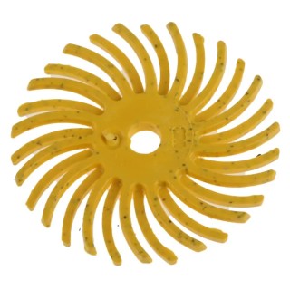 3M Plastic Radial Abrasive Brush 25.4 mm Diameter 3.175 mm Shank 35000 RPM 27612