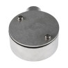 Alp Manufacturing Conduit Satin Conduit Fitting 20 mm Nominal Size M4 316 Stainless Steel Silver IP67 471-1221