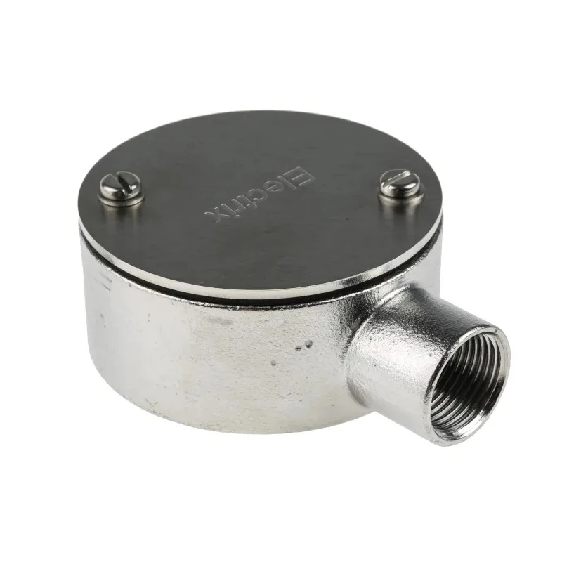 Alp Manufacturing Conduit Satin Conduit Fitting 20 mm Nominal Size M4 316 Stainless Steel Silver IP67 471-1221