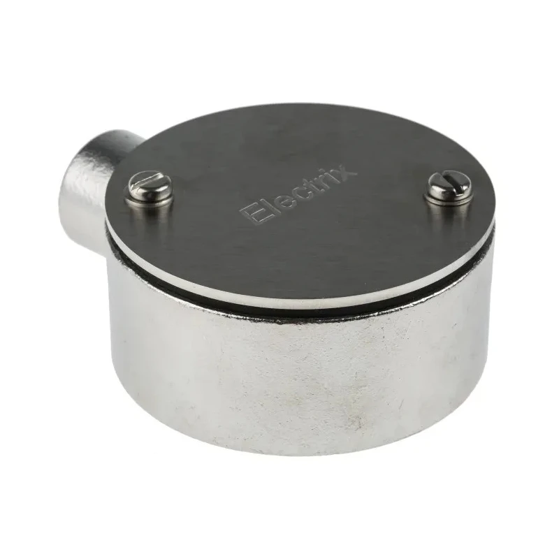 Alp Manufacturing Conduit Satin Conduit Fitting 20 mm Nominal Size M4 316 Stainless Steel Silver IP67 471-1221