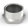 RS PRO Conduit Fitting Satin Finish 316 Stainless Steel Silver IP67 Rated 25 mm Nominal Size 471-1388