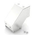 RS PRO 304 Stainless Steel Cable Trunking Accessory 90° Bend Outside Lid 75 mm 471-1495