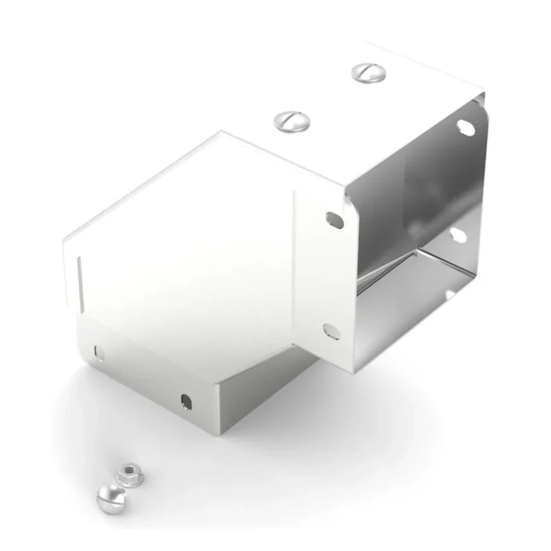 RS PRO 304 Stainless Steel Cable Trunking Accessory 90° Bend Outside Lid 75 mm 471-1495