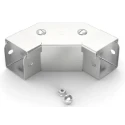 RS PRO 304 Stainless Steel Cable Trunking Accessory 90° Bend Front Lid 50 mm 471-1445