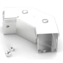 RS PRO 304 Stainless Steel Cable Trunking Accessory 90° Bend Front Lid 50 mm 471-1445