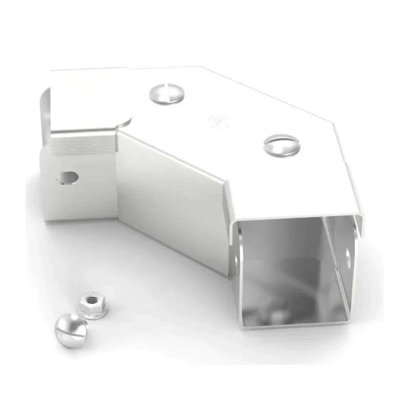 RS PRO 304 Stainless Steel Cable Trunking Accessory 90° Bend Front Lid 50 mm 471-1445