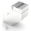 RS PRO 304 Stainless Steel Cable Trunking Accessory 50 mm 90° Bend Inside Lid 471-1467