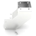 RS PRO 304 Stainless Steel Cable Trunking Accessory 50 mm 90° Bend Inside Lid 471-1467