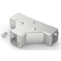 RS PRO 304 Stainless Steel Cable Trunking Accessory T-Junction Front-Lid 75 mm 471-1518