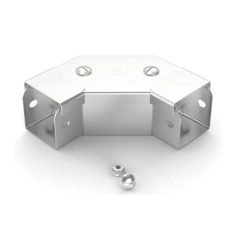 RS PRO 304 Stainless Steel Cable Trunking Accessory 90° Bend Front Lid 75 mm 471-1451