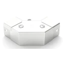 RS PRO 304 Stainless Steel Cable Trunking Accessory 90° Bend Front Lid 75 mm 471-1451