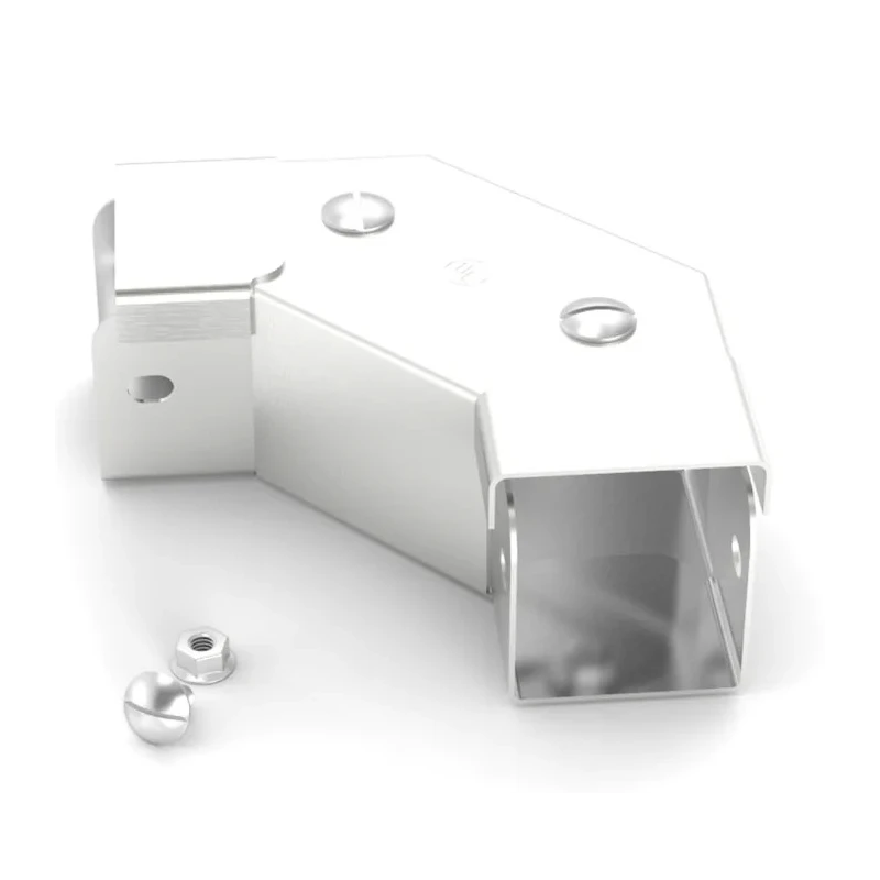 RS PRO 304 Stainless Steel Cable Trunking Accessory 90° Bend Front Lid 75 mm 471-1451
