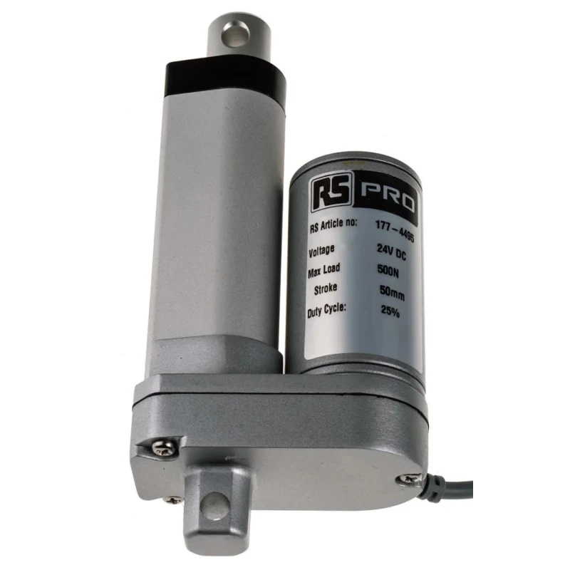 RS PRO Electrical Linear Actuator 50 mm 500N 24V DC 14.6mm/s 177-4495