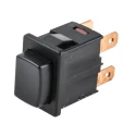 Marquardt Push Button Switch, Momentary, Panel Mount, 12.9 x 19.2 mm Cutout, DPST, IP67, 250 V ac 1684.1201