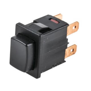 Marquardt Push Button Switch, Momentary, Panel Mount, 12.9 x 19.2 mm Cutout, DPST, IP67, 250 V ac 1684.1201